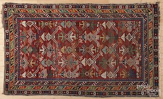 Caucasian carpet, ca. 1900, 6' x 3'7''.
