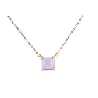 Tiffany &amp; Co Picasso 18k Gold Amethyst Pendant Necklace 