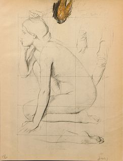 Edgar Degas (After) - Etude de nu por Semiramis