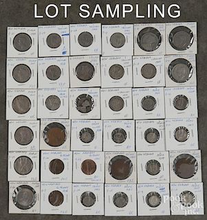 New Zealand coins, early/mid 20th c., approximately fifty-five pieces