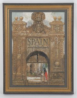 George Wharton Edwards (1859 -1950) Scene of Spain