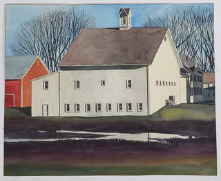 Walton Blodgett (1908 - 1963) Watercolor