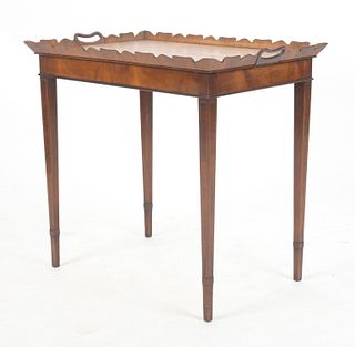 Continental Rosewood Butler's Tray Table