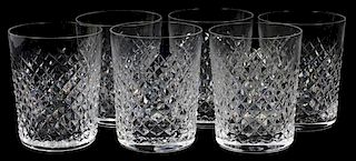 WATERFORD ALANA CRYSTAL OLD FASHIONED GLASSES