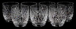 WATERFORD TUMBLERS ALANA PATTERN SET OF 7