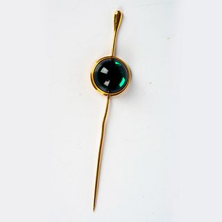 Lalique Crystal Stick Pin, Nerita