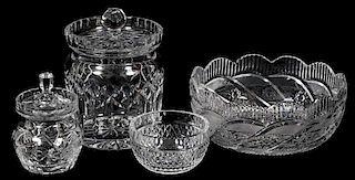 WATERFORD CRYSTAL TABLE ACCESSORIES 4 PIECES