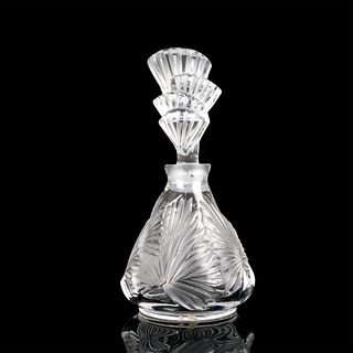 Lalique Crystal Perfume Bottle, Palmettes