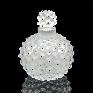 Lalique Frosted Crystal Perfume Bottle, Cactus