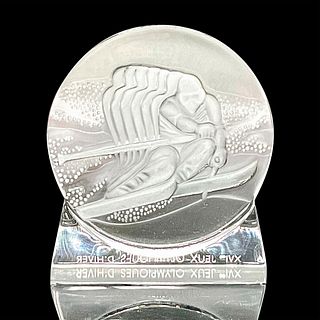 Lalique Crystal Albertville 1992 Winter Olympic Sculpture