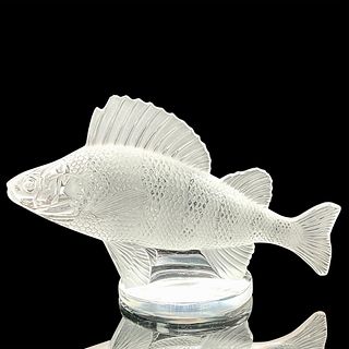 Lalique Crystal Figurine Perche Fish Paperweight