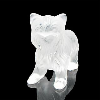 Lalique Crystal Figurine, Yorkshire Terrier
