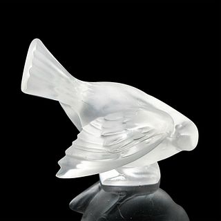Lalique Crystal Figurine, Sparrow