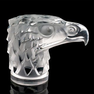 Lalique Crystal Paperweight, Eagle Head