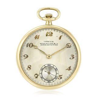 Patek Philippe Pocket Watch for Tiffany & Co. in 18K Gold