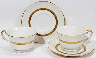 THEODORE HAVILAND EMBASSY TEA CUPS AND SAUCERS