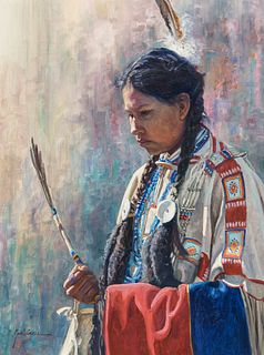 Martin Grelle (b. 1954) Cheyenne Maiden