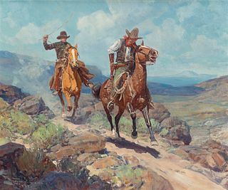 Frank Tenney Johnson (1874 - 1939) The Lawless Frontier, 1930