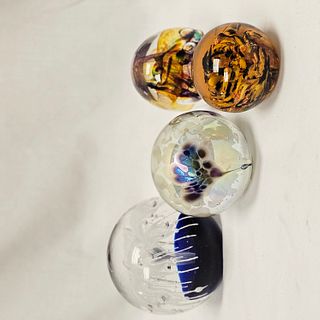 Grouping of 4 Paperweights