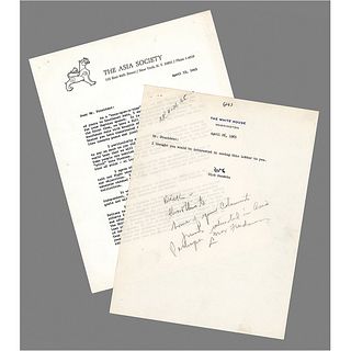 Lyndon B. Johnson Autograph Note Signed as President on Vietnam