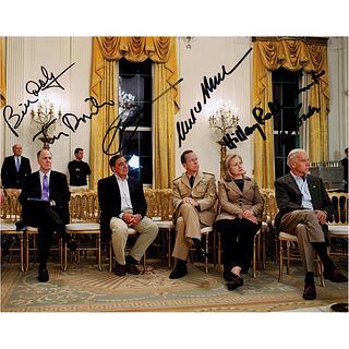 Joe Biden, Hillary Clinton, and National Security Team Signed Photograph