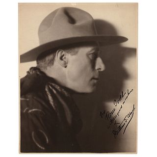 William S. Hart Signed Photograph