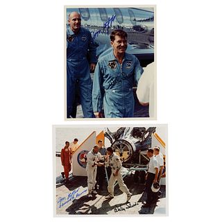 Gemini 6 (2) Signed Photographs
