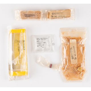 Gemini-Apollo Experimental Food Packets and Fecal Bag