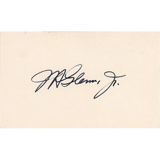 John Glenn Signature