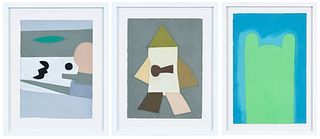 Three Abstract Compositions by Julian Martin