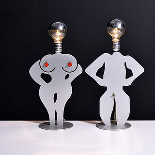 Pair of LumiSource Erotic Table Lamps