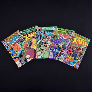 5 Marvel Comics, UNCANNY X-MEN #150, #151, #152, #154 (Newsstand Edition) & #155 (Newsstand Edition)