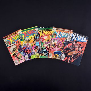 5 Marvel Comics, X-MEN #103, #104, #105 & #106 & UNCANNY X-MEN #212 (Newsstand Edition)