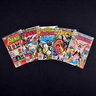 5 Marvel Comics, THE AVENGERS #221, #222, #225, #226 & #227 (Newsstand Editions)