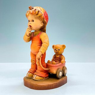 Anri Italy Wood Carved Figurine, Finding Our Way