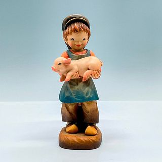 Anri Italy Wood Carved Figurine, Jolly Gift