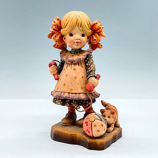 Anri Italy Wood Carved Figurine, Let's Play