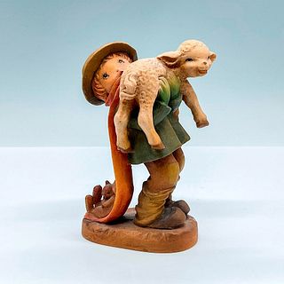 Anri Italy Wood Carved Figurine, The Stray