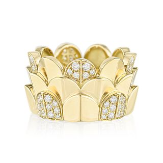 Fred Paris Crown Diamond Ring