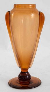 Schneider French Art Glass Vase, ca. 1910