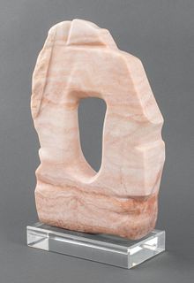 Joan Shapiro Modern Abstract Alabaster Sculpture