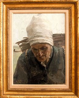 William Edward Norton Woman Oil Canvas