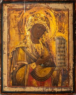 Icon of the Bogolyubskaya Mother of God, 18th C