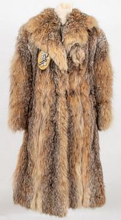Chester Weinberg Fox Fur Full-Length Coat