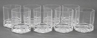 Versace by Rosenthal Crystal Whiskey Glasses, 8
