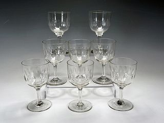 8 CORDIAL GLASSES