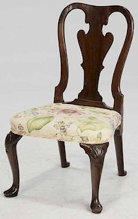 Queen Anne Mahogany Side Chair