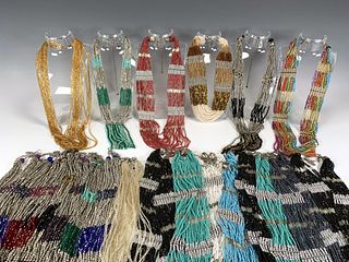 LOT OF MULTI STAND NECKLACES 