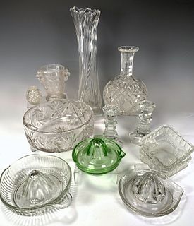 LARGE GLASS LOT FEDERAL GLASS