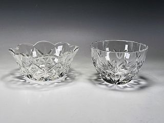 TWO SMALL WATERFORD CRYSTAL BOWLS
